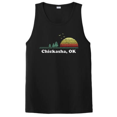 Chickasha Oklahoma Home Souvenir Print PosiCharge Competitor Tank