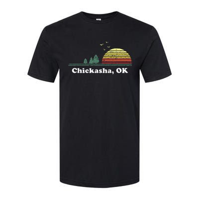 Chickasha Oklahoma Home Souvenir Print Softstyle CVC T-Shirt