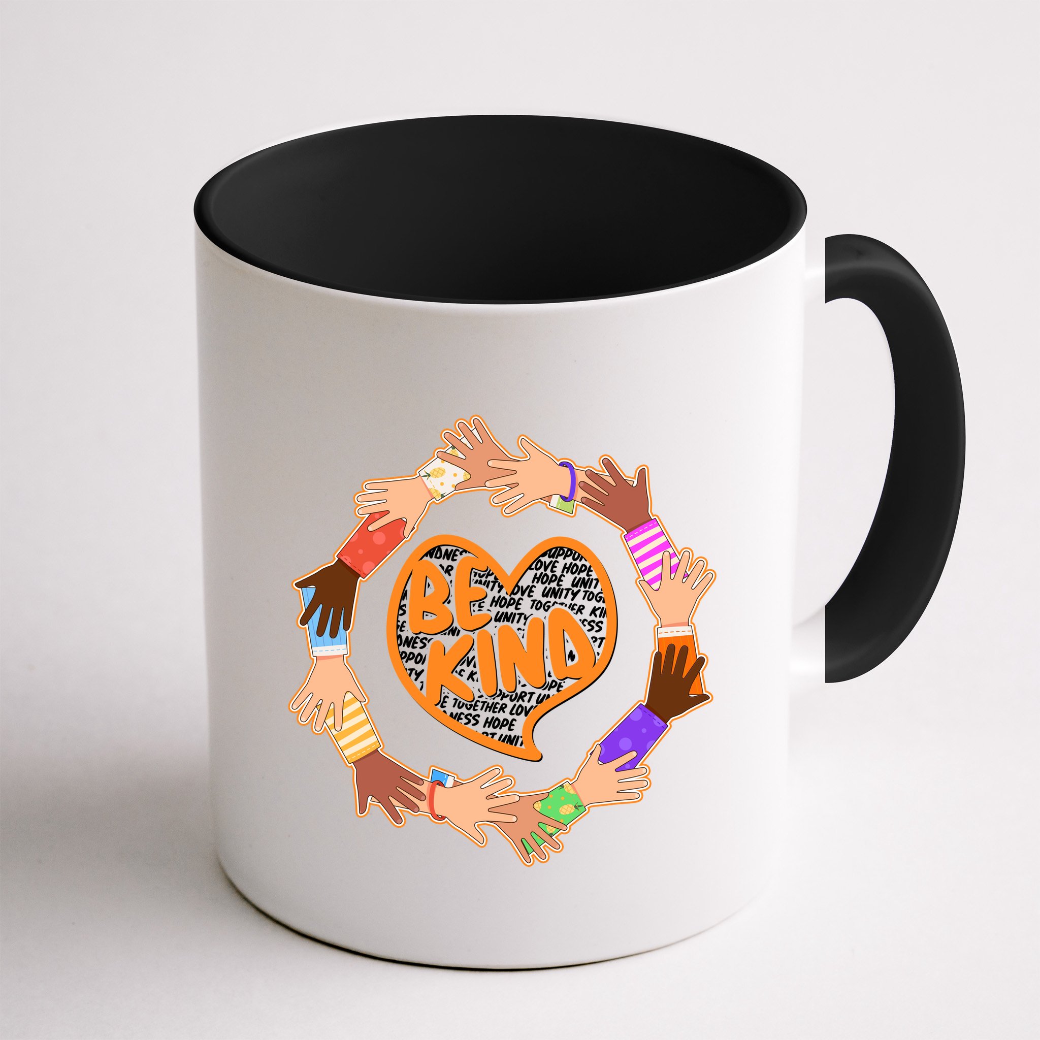 Circle Of Hands Be Kind Mug