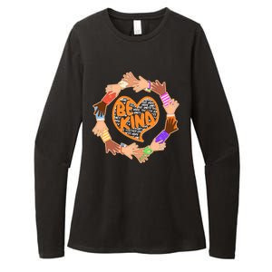 Circle Of Hands Be Kind Womens CVC Long Sleeve Shirt