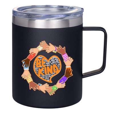 Circle Of Hands Be Kind 12oz Stainless Steel Coffee Mug