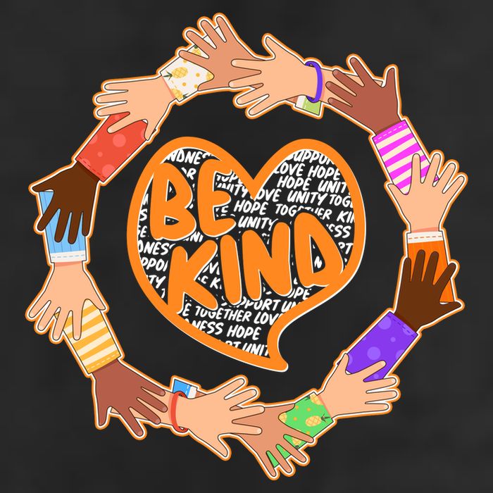 Circle Of Hands Be Kind 12oz Stainless Steel Coffee Mug
