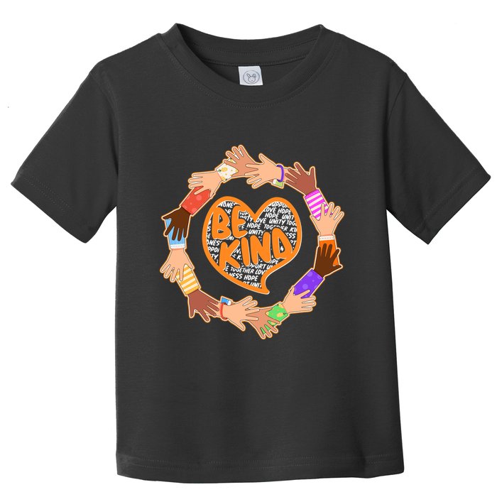Circle Of Hands Be Kind Toddler T-Shirt