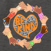 Circle Of Hands Be Kind Vector Backpack