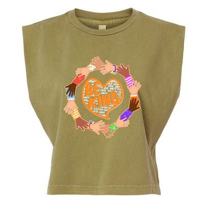 Circle Of Hands Be Kind Garment-Dyed Women's Muscle Tee