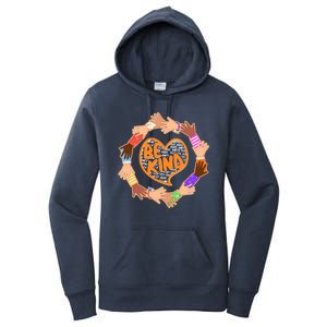 Circle Of Hands Be Kind Women's Pullover Hoodie