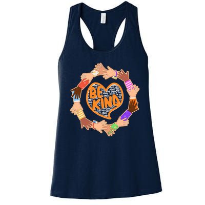 Circle Of Hands Be Kind Women's Racerback Tank