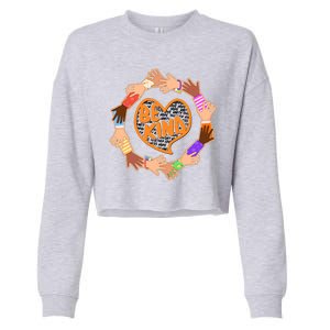 Circle Of Hands Be Kind Cropped Pullover Crew