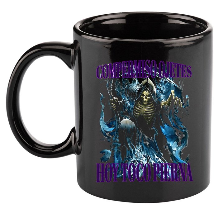Compermiso Ojetes Hoy Toco Pierna Calacas Chidas Gym 11oz C Handle Ceramic Mug