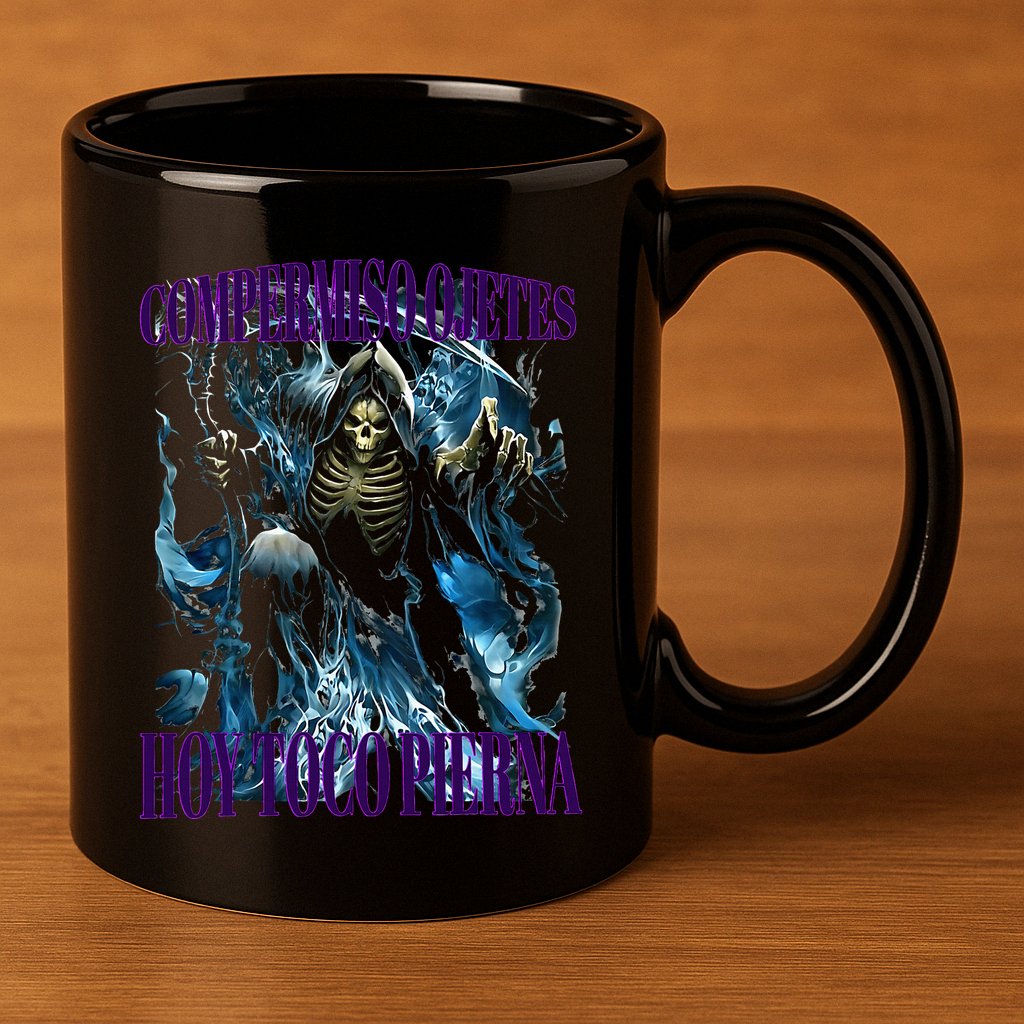 Compermiso Ojetes Hoy Toco Pierna Calacas Chidas Gym 11oz C Handle Ceramic Mug