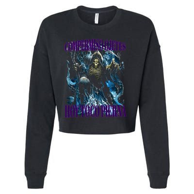 Compermiso Ojetes Hoy Toco Pierna Calacas Chidas Gym Cropped Pullover Crew