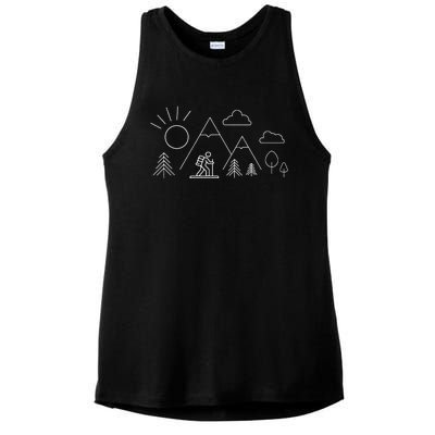 Camping Outdoor Hiking Apparel Outdoor Camping Hiking Ladies PosiCharge Tri-Blend Wicking Tank