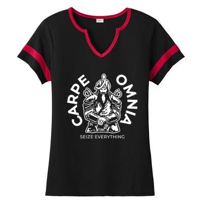 Carpe Omnia Hari Singh Nalwa Ladies Halftime Notch Neck Tee