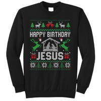 Christmas Outfit Happy Birthday Jesus Holiday Ugly Sweatshirt