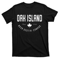 Ca Oak Island N.O.V.A Scotia Canadian Maple Leaf T-Shirt