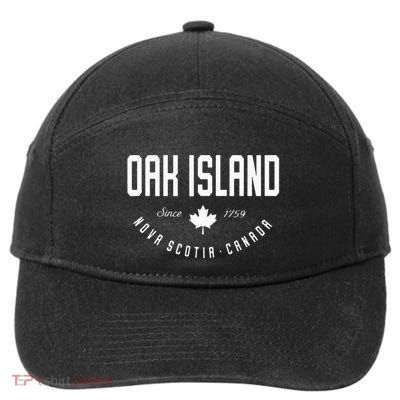 Ca Oak Island N.O.V.A Scotia Canadian Maple Leaf 7-Panel Snapback Hat