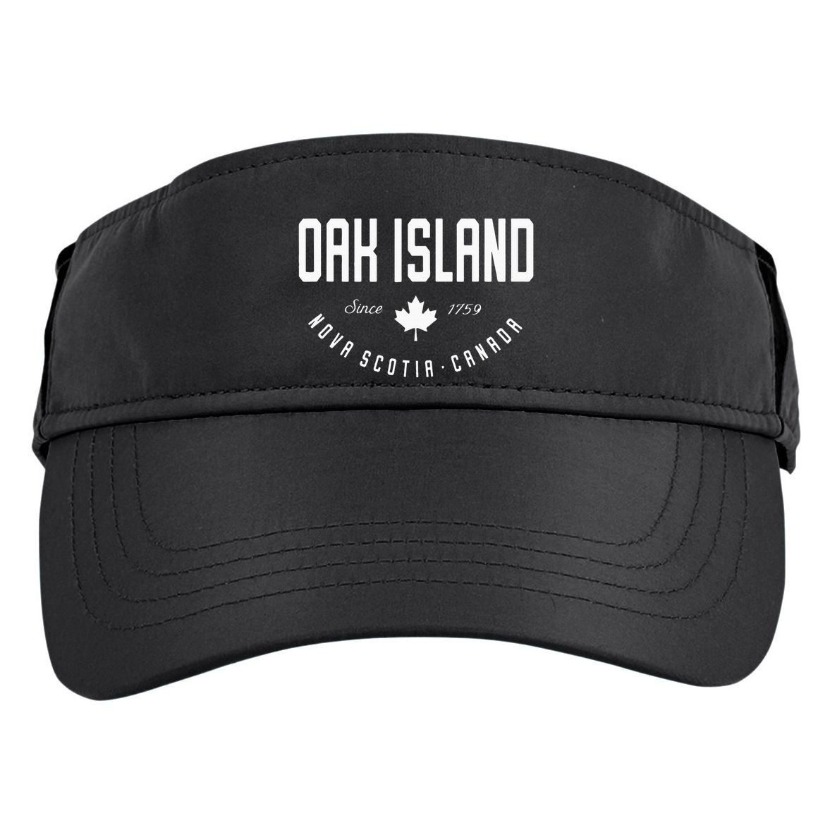 Ca Oak Island N.O.V.A Scotia Canadian Maple Leaf Adult Drive Performance Visor