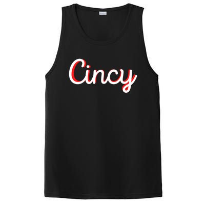 Cincinnati Ohio Is Classic Script Is Cincy City Vacation Great Gift PosiCharge Competitor Tank