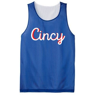 Cincinnati Ohio Is Classic Script Is Cincy City Vacation Great Gift Mesh Reversible Basketball Jersey Tank