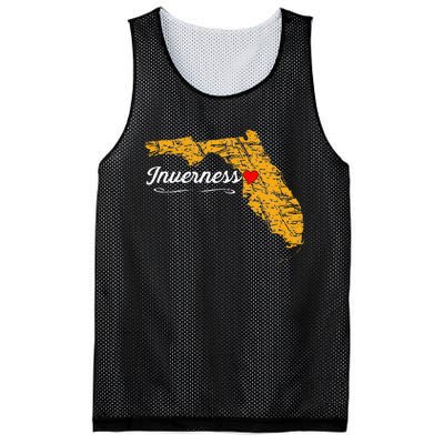 City Of Inverness FLORIDA FL Merch Souvenir Mesh Reversible Basketball Jersey Tank