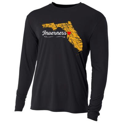 City Of Inverness FLORIDA FL Merch Souvenir Cooling Performance Long Sleeve Crew