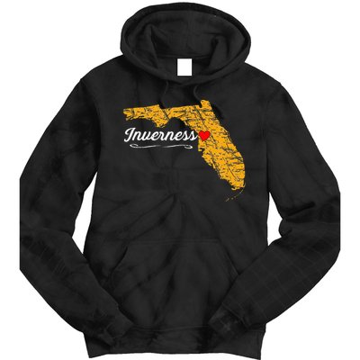 City Of Inverness FLORIDA FL Merch Souvenir Tie Dye Hoodie