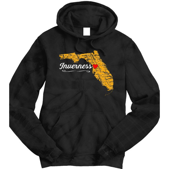 City Of Inverness FLORIDA FL Merch Souvenir Tie Dye Hoodie