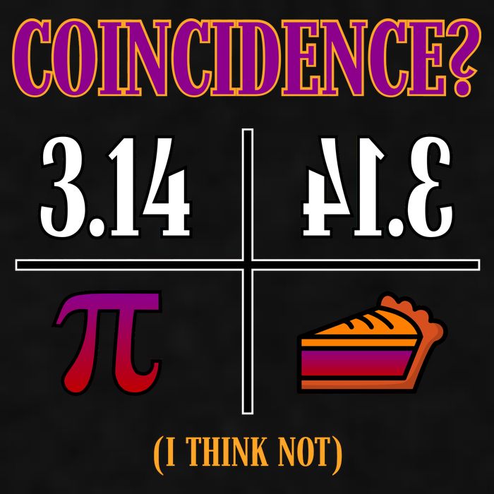 Coincidence I Think Not Pi Day Funny Pie Style  Ladies PosiCharge Tri-Blend Wicking Tank