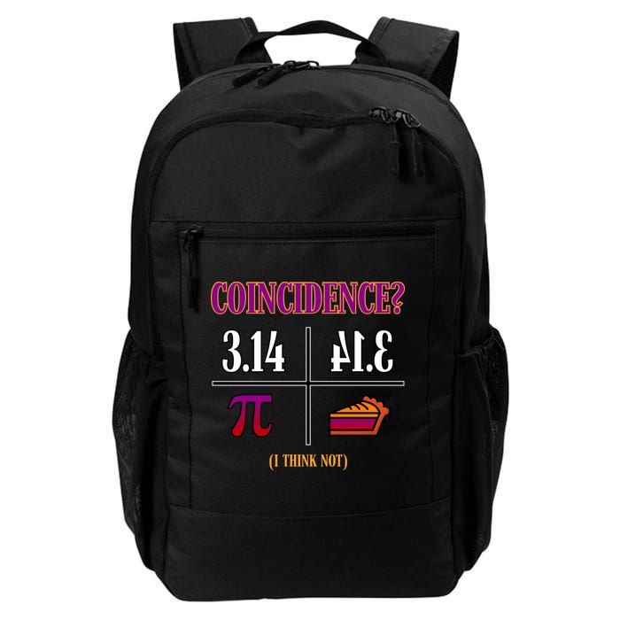 Coincidence I Think Not Pi Day Funny Pie Style  Backpack
