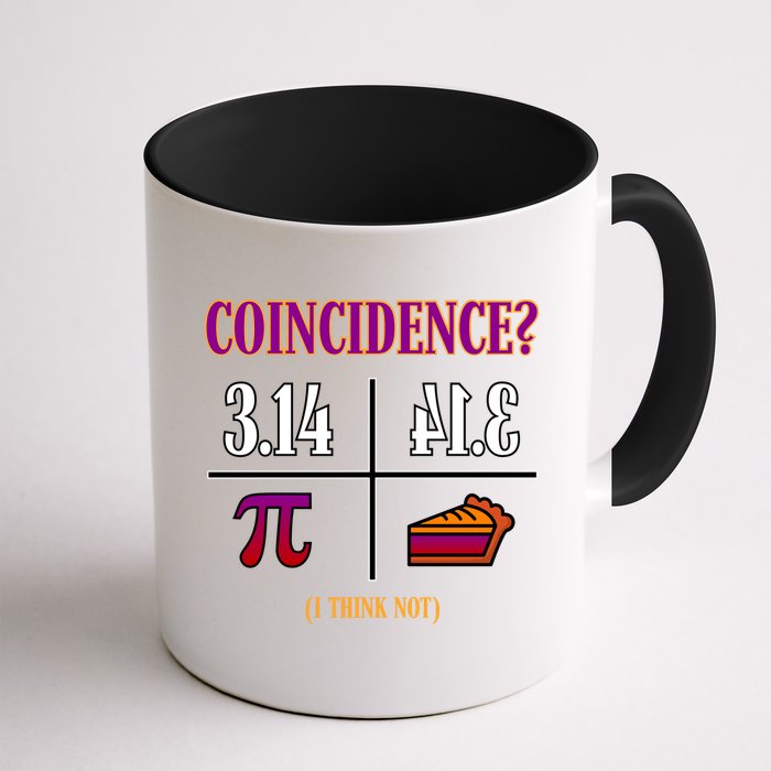 Coincidence I Think Not Pi Day Funny Pie Style  Coffee Mug