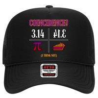 Coincidence I Think Not Pi Day Funny Pie Style  Trucker Hat