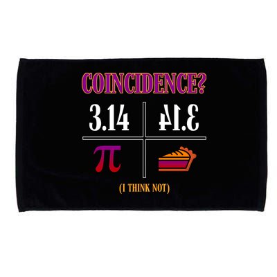 Coincidence I Think Not Pi Day Funny Pie Style  Microfiber Hand Towel