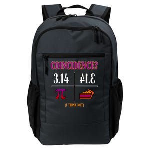 Coincidence I Think Not Pi Day Funny Pie Style  Daily Commute Backpack