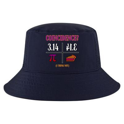 Coincidence I Think Not Pi Day Funny Pie Style  Cool Comfort Performance Bucket Hat