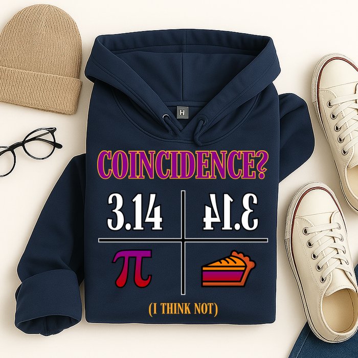 Coincidence I Think Not Pi Day Funny Pie Style  Hoodie