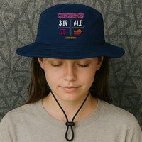 Coincidence I Think Not Pi Day Funny Pie Style  Bucket Hat