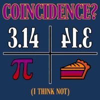 Coincidence I Think Not Pi Day Funny Pie Style  Drawstring Bag