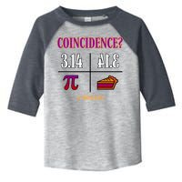 Coincidence I Think Not Pi Day Funny Pie Style  Toddler Fine Jersey T-Shirt