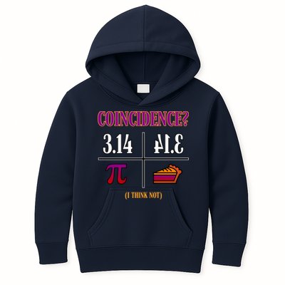 Coincidence I Think Not Pi Day Funny Pie Style  Kids Hoodie