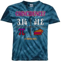 Coincidence I Think Not Pi Day Funny Pie Style  Kids Tie-Dye T-Shirt