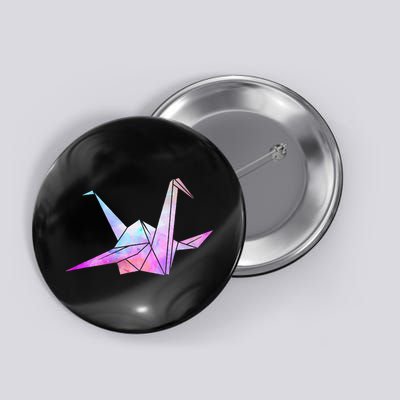 Colorful Origami Japanese Culture Art Paper Folding Cranes Button