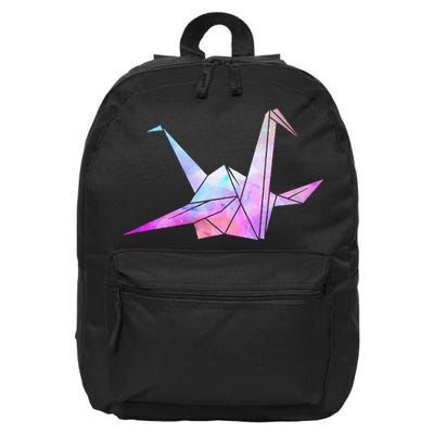 Colorful Origami Japanese Culture Art Paper Folding Cranes 16 in Basic Backpack