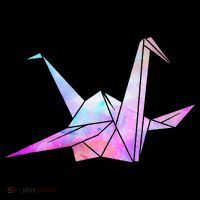 Colorful Origami Japanese Culture Art Paper Folding Cranes Kids T-Shirt