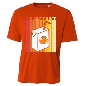 Cute Orange Juice Gift Cooling Performance Crew T-Shirt