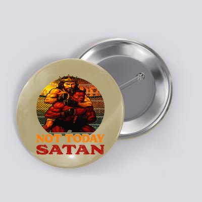 Christian Outfit Jesus Devil Comic Graphic Not Today Satan Button