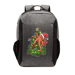 Christmas Octopus Kraken Squid Merry Christmas Tree Vector Backpack