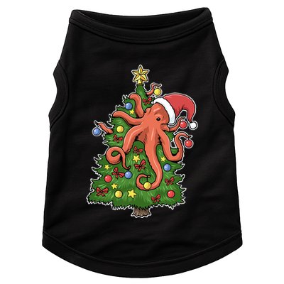 Christmas Octopus Kraken Squid Merry Christmas Tree Doggie Tank