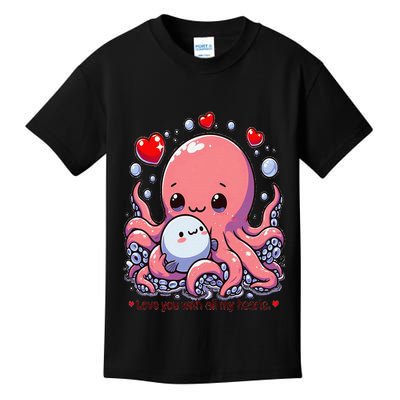 Cute Octopus Love You With All My Hearts Kids T-Shirt