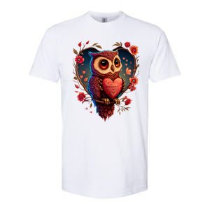 Cute Owl Lover Valentines Day Cute Owl Art Animal Graphic Softstyle CVC T-Shirt