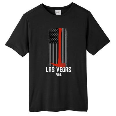 City of Las Vegas Fire Rescue Nevada Firefighter Tall Fusion ChromaSoft Performance T-Shirt